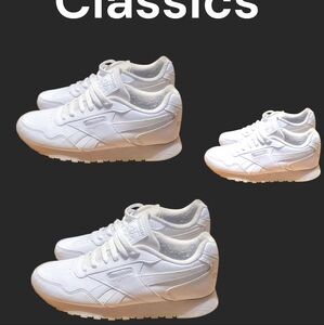 Reebok All-White Classic Sneakers